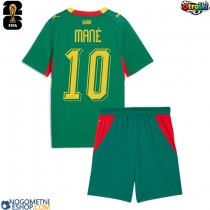 Otroški Nogometni dresi Senegal Sadio Mane #10 Gostujoči SP 2026 Kratek Rokav (+ Kratke hlače)